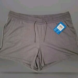 Columbia Women Mineral Ridge 5" Pull On Shorts w/ Pockets Size XL Gray MSRP $50